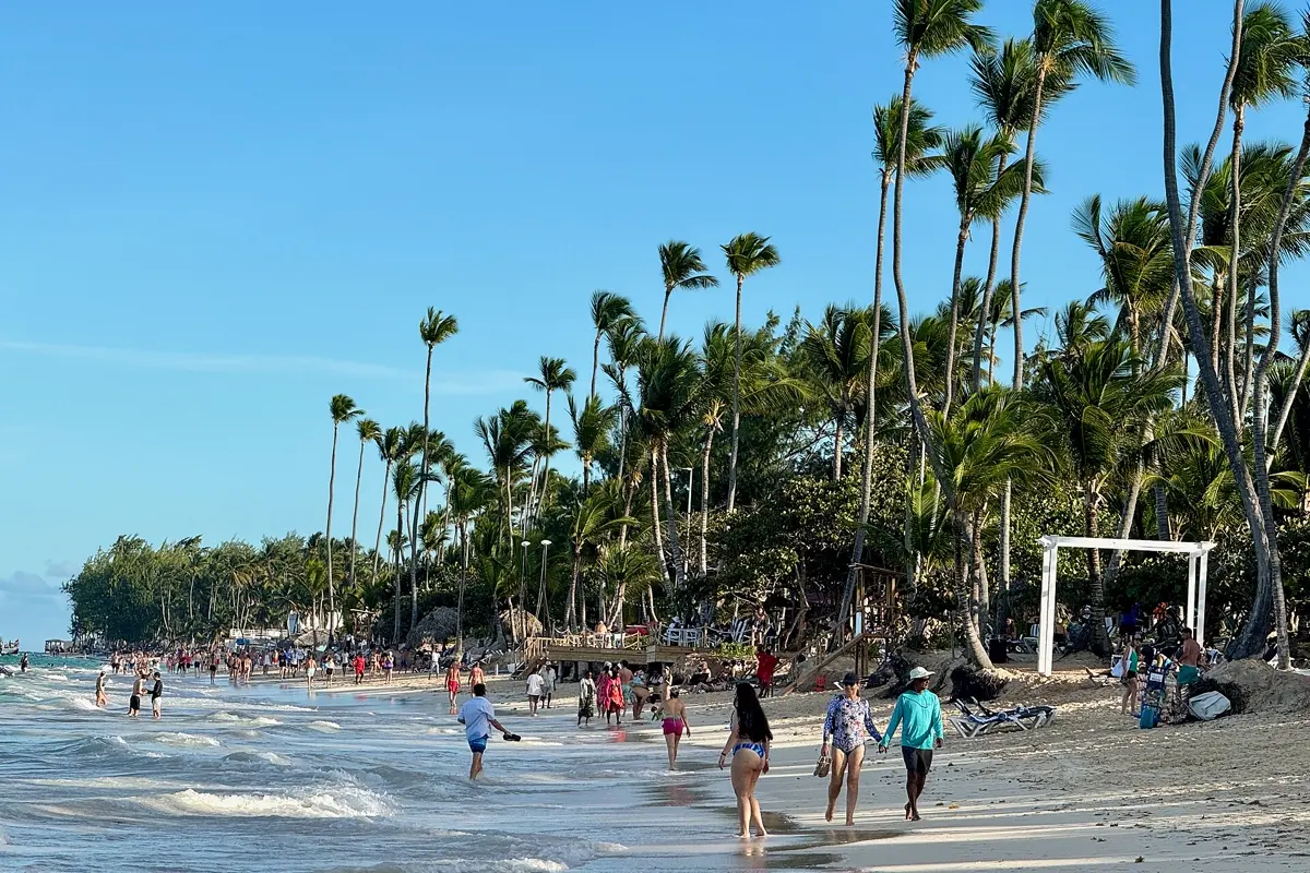 Playa Bávaro near Punta Cana in the Dominican Republic