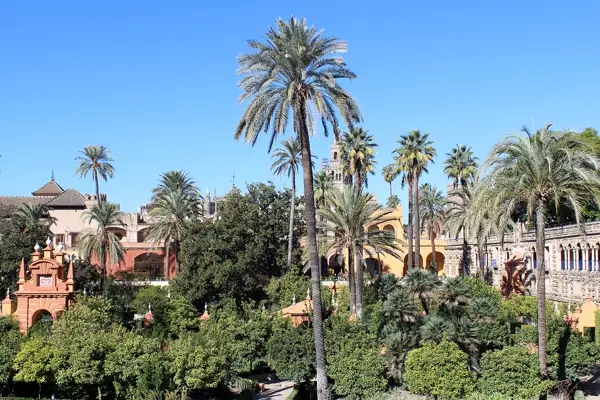 Gardens of the Alcázar in Seville