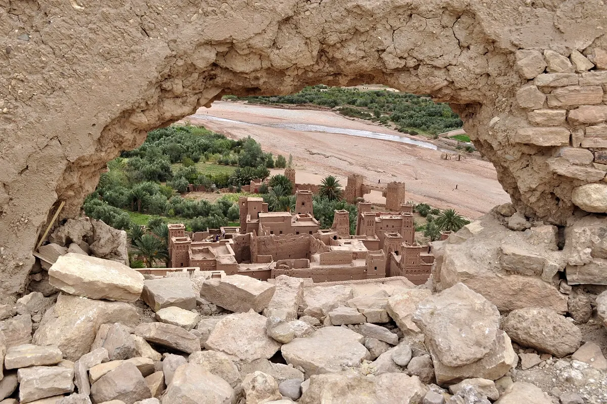 Der Ksar Aït-Ben-Haddou am Südrand des Hohen Atlas