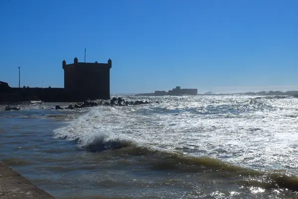 The harbour of Essaouira on Morocco's Atlantic coast