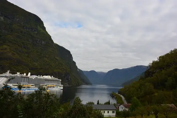 Flåm on the Aurlandsfjord