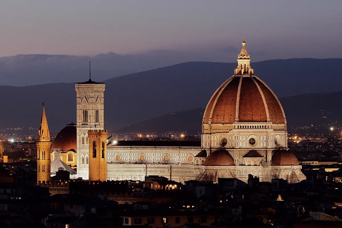 Florenz mit dem Dom, vom Piazzale Michelangelo aus