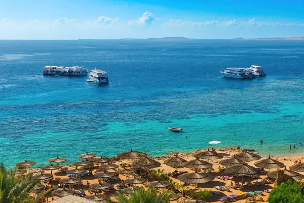 Ras Um Sid bay near Sharm el-Sheikh