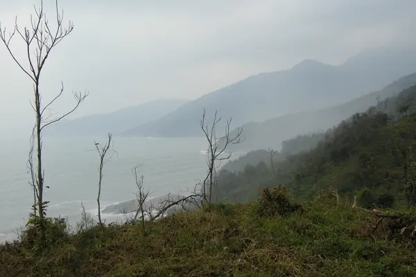 The Hai Van Pass between Hue and Da Nang