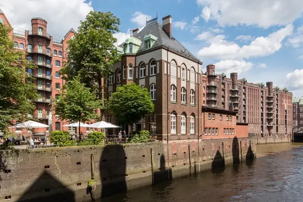 The Speicherstadt in Hamburg