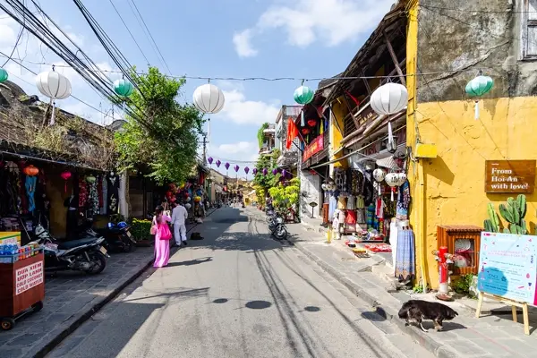 The old town of Hoi An