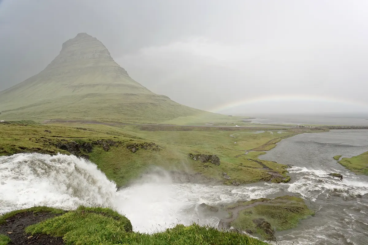 Der Kirkjufell auf der Halbinsel Snæfellsnes