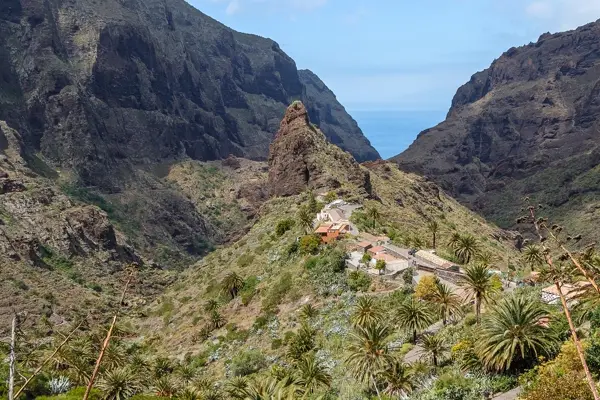 The mountain village of Masca in the Teno massif, Tenerife