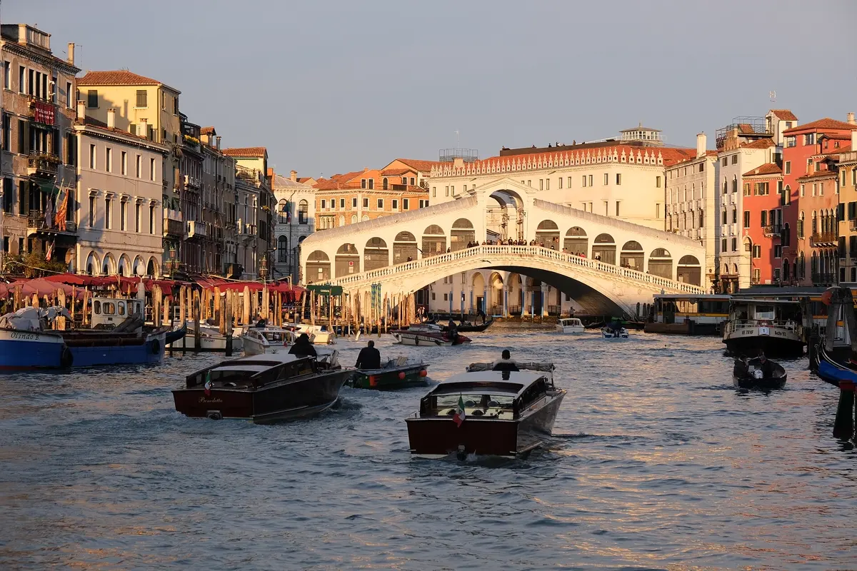 The Rialto Bridge in Venice