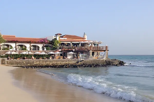 The beach of Santa Maria on Sal, Cape Verde