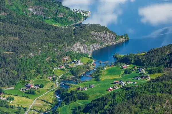 Lake Lovatnet near Loen