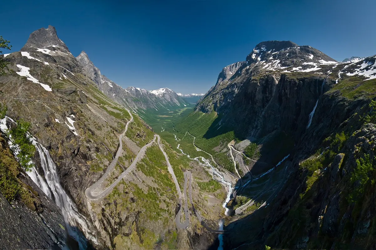 The hairpin bends of Trollstigen