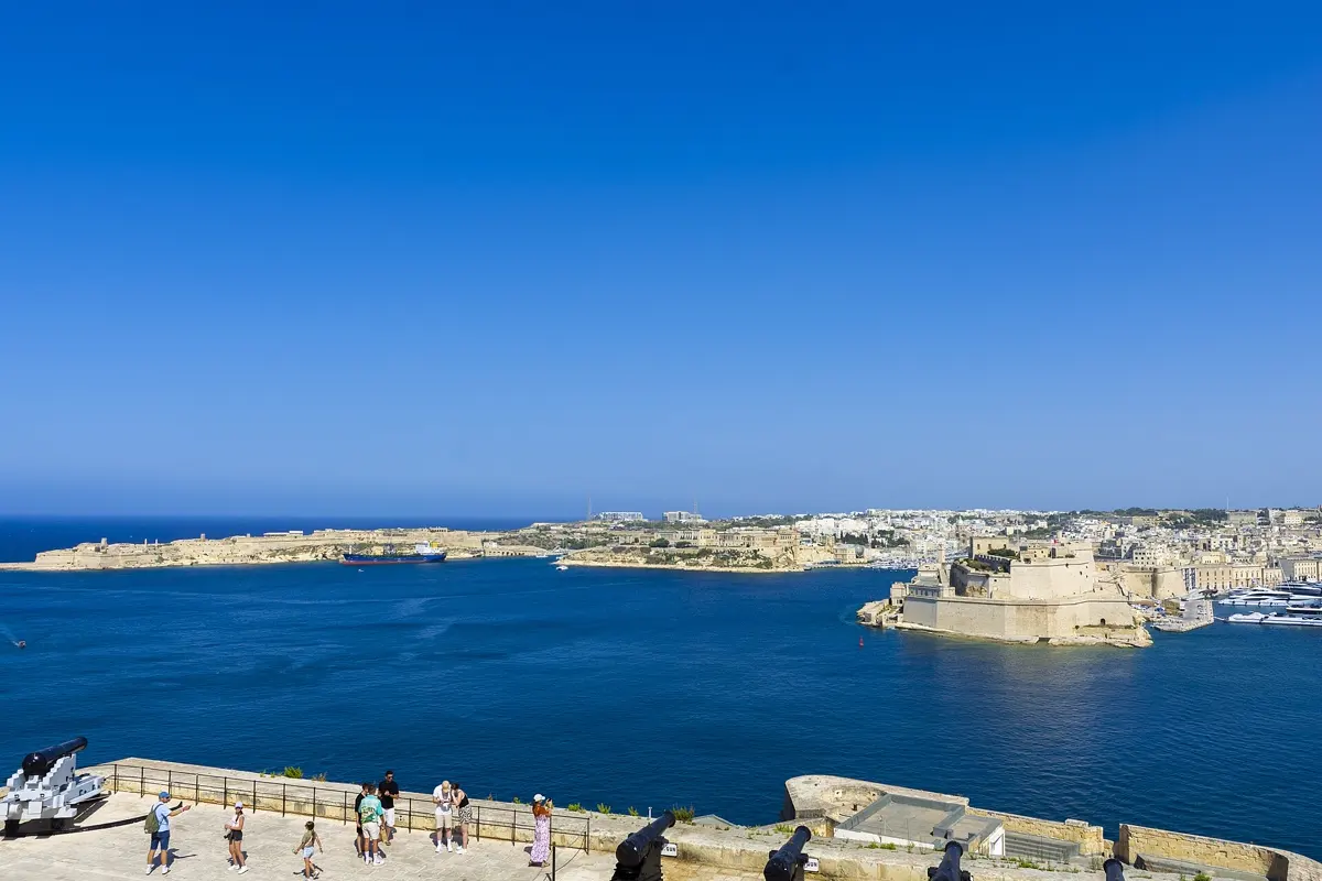 The Grand Harbour of Valletta, Malta