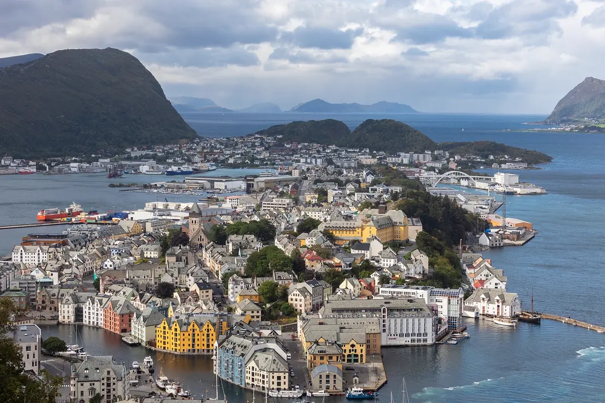 Ålesund from Mount Aksla