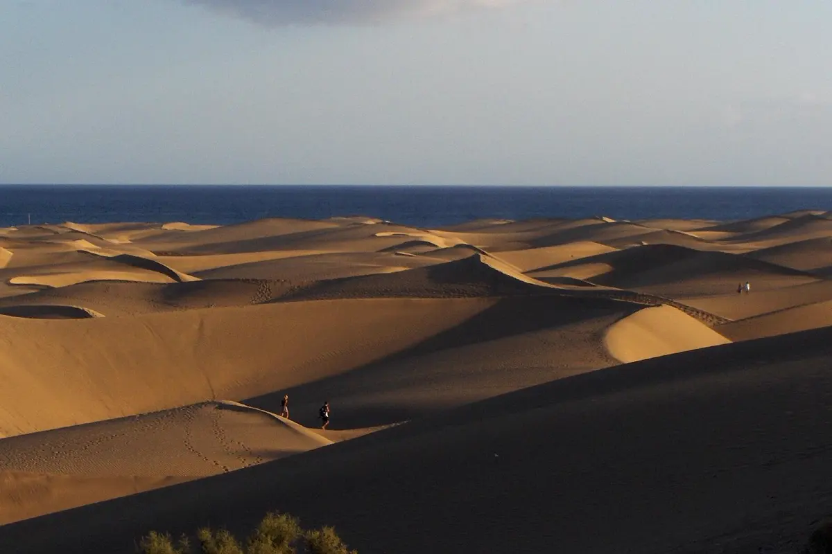 Sanddünen von Maspalomas im Süden von Gran Canaria