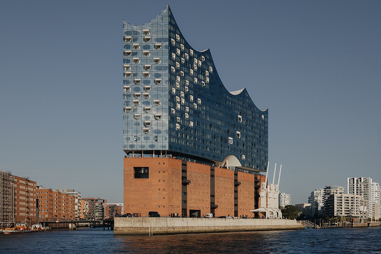 The Elbphilharmonie in the port of Hamburg