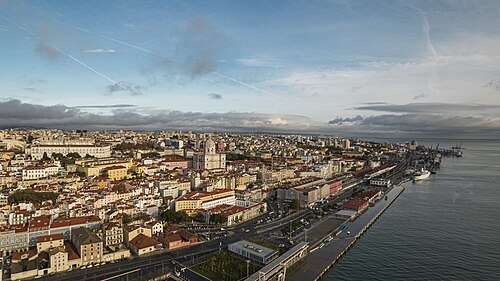 View over Lisbon and the Tagus