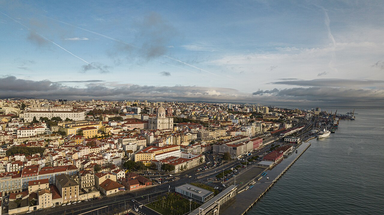View over Lisbon and the Tagus