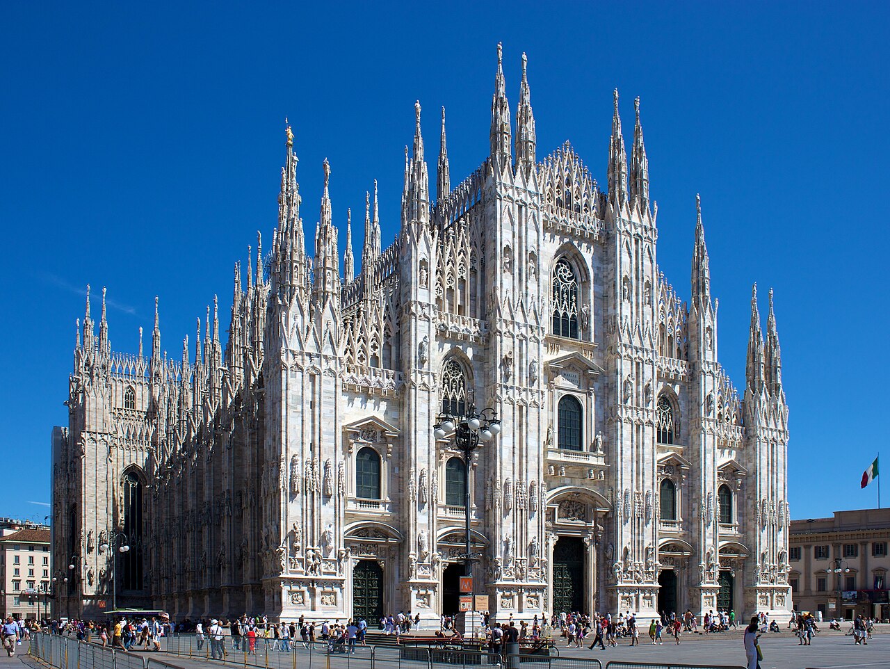 Milan Cathedral on Piazza del Duomo