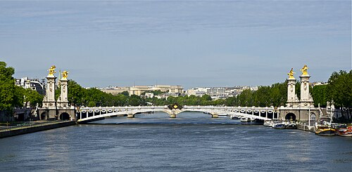 Pont Alexandre III over the Seine in Paris