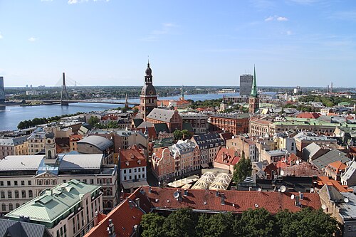 View over the Old Town of Riga