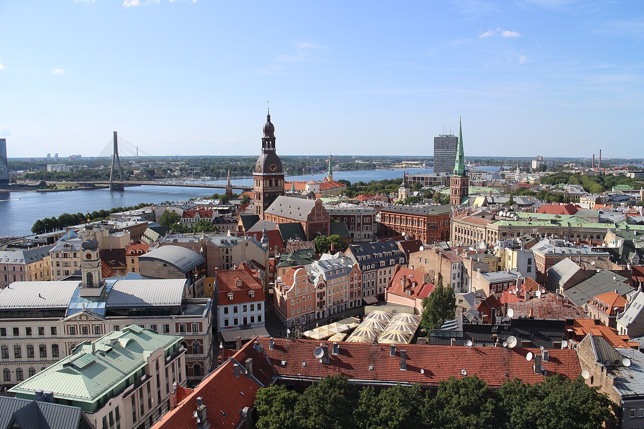 View over the Old Town of Riga