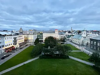 Austurvöllur and Parliament, Reykjavík