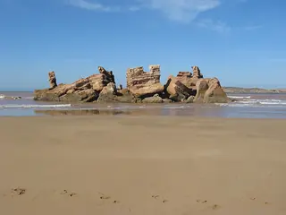 Beach and Borj El Baroud, Marrakech