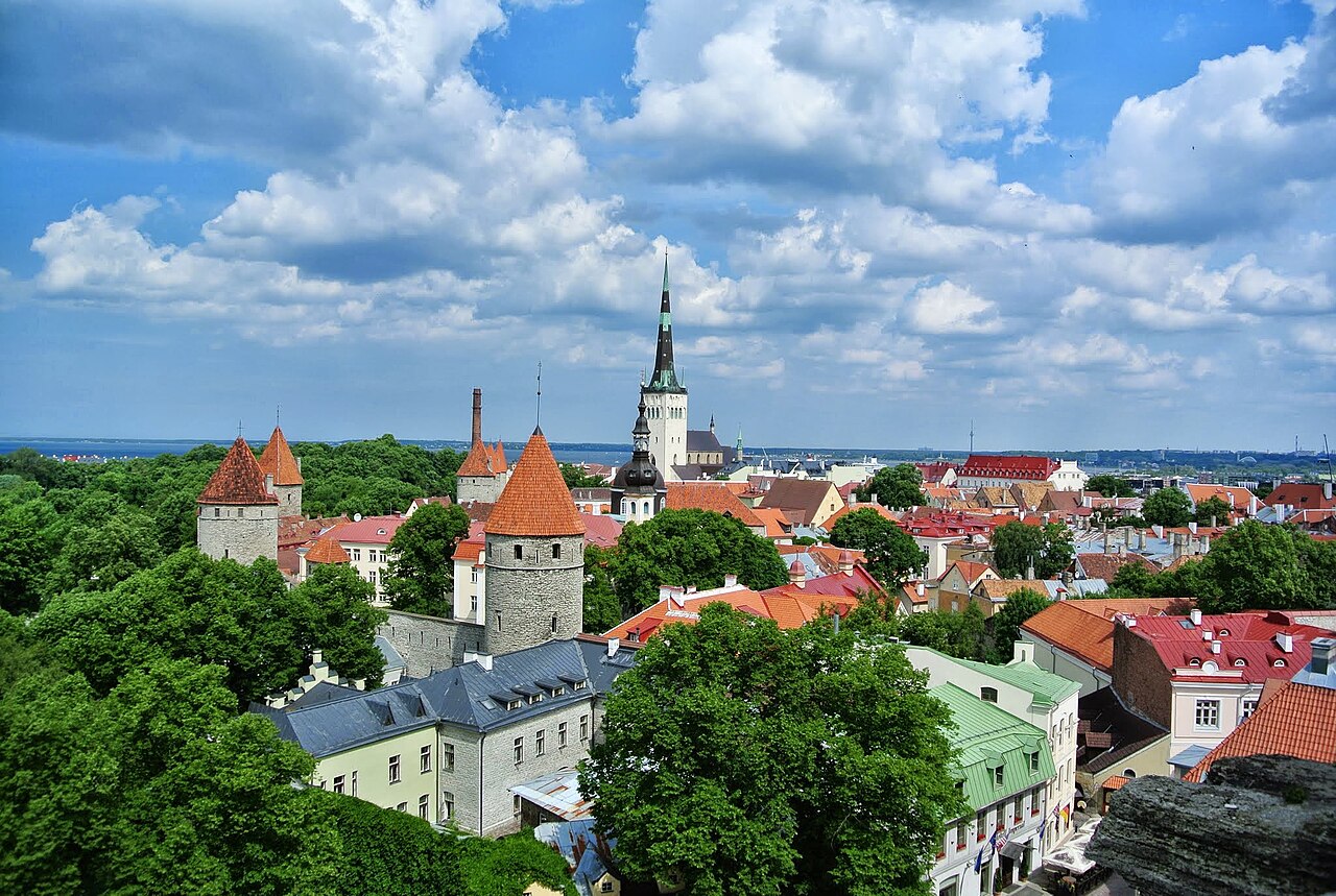 View over the Old Town of Tallinn