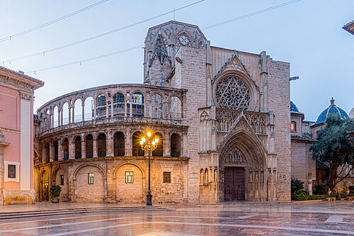 Valencia Cathedral in the morning