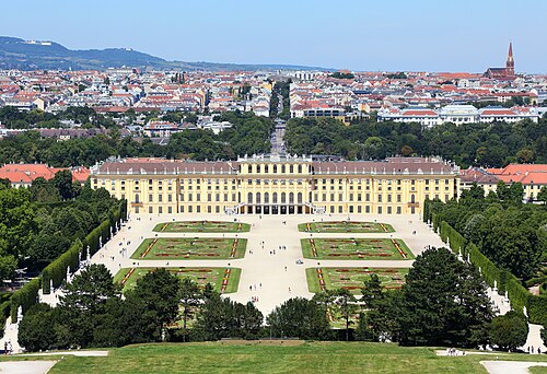 Schönbrunn Palace in Vienna